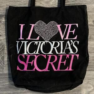 y2k mcbling Victoria's Secret I Love Victoria's Secret tote bag